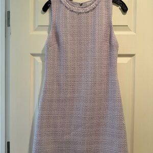 Alice + Olivia Lilac Textured Mini Dress